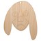 Bored Basset Hound Face Unfinished Craft Wood Holiday Christmas Tree DIY Pre-Drilled Ornament